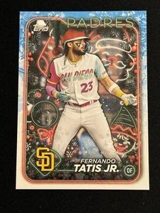 2024 Topps Holiday Fernando Tatis Jr. Elf Hat Variation #H44 - Imagen 1 de 2