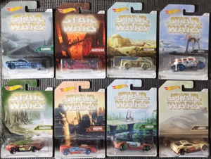 HOTWHEELS diecast car set 1:64 - 2016 STAR WARS PLANETS Series complete set of 8 - Bild 1 von 9