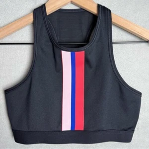 Sujetador deportivo Nike Dri-fit negro espalda corredor halter top para mujer ropa deportiva talla S - Imagen 1 de 8