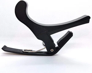 RS Guitar Parts GK03 Kapodaster aus Alu, Flat/gerade für Konzertgitarre, schwarz - Bild 1 von 7