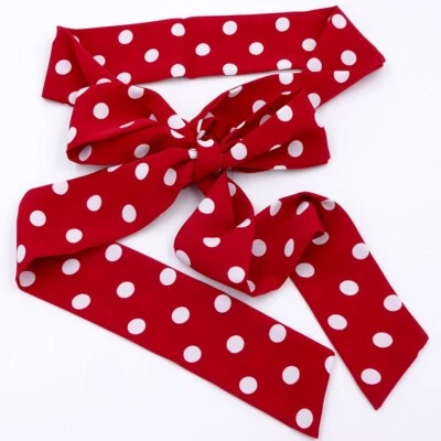 Cinturón de mujer con faja de lunares cincha envolvente cinta para accesorio de vestido Foto 1 de 4