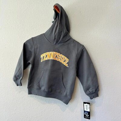 Moletom com capuz cinza/laranja novo com etiquetas Tennessee Vols NCAA - Juventude PEQUENO - Imagem 1 de 4