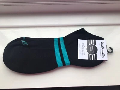 Pantherella mens sports luxe socks. Black. Large. Cotton Mix. - Image 1 of 2