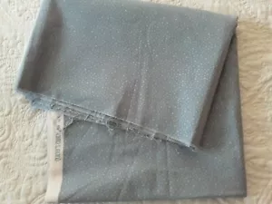 Connecting Threads Quilters Candy Cotton Fabric French Blue w Irregular Dots 2Yd - Picture 1 of 9