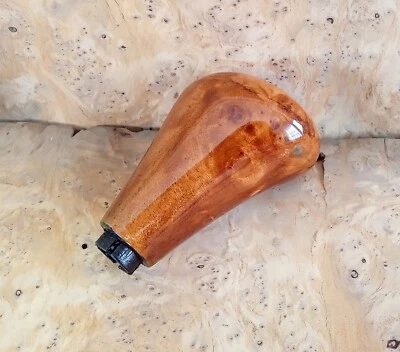 Perilla de cambio manual de madera de arce de grano claro BMW hecha a mano - se adapta a M3 M5 M6 E30 Foto 1 de 4