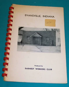 1954 Evansville, Indiana Ernest Workers Club Cook Book - Picture 1 of 6
