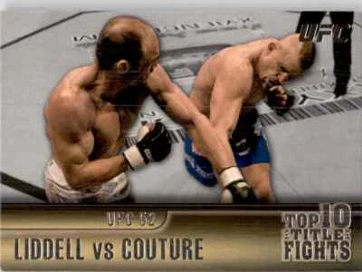2011 Topps UFC LIDDELL VS COUTURE #TT-19 - Image 1 of 2