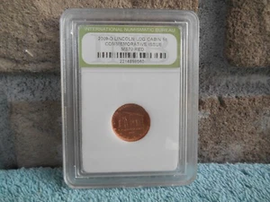 2009 d Lincoln Log Cabin 1c COMMEMORATIVE International Numismatic Bureau. - Bild 1 von 8