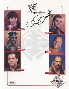 Chris Benoit ~ Signed WrestleMania 2000 Event Day Autograph Book ~ PSA DNA - Picture 1 of 7