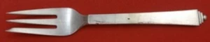 Pyramid by Georg Jensen Sterling Silver Pastry Fork 3-Tine Large 5 7/8" Heirloom - Picture 1 of 2