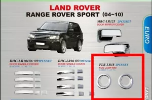 2004 05 06 07 08 09 Land Rover Range Rover Sport L320 lámpara antiniebla cromada borde cubierta - Imagen 1 de 4