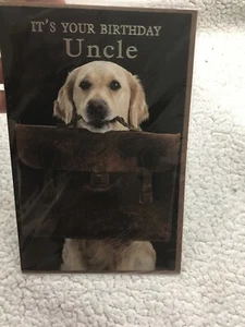 Happy birthday uncle To Uncle from nephew Niece Labrador retriever Briefcase  - Picture 1 of 8