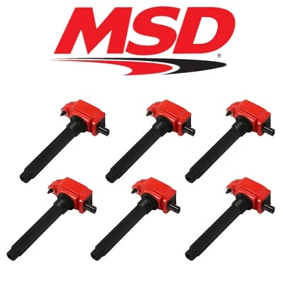 MSD Blaster Replacement Ignition Coil Set For 2011-2021 Chrysler/Dodge/Jeep 3.6L - Image 1 of 4