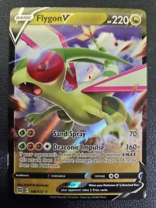 Flygon V - 106/172 - NM/M - Ultra Rare - Brilliant Stars - Pokemon TCG - Picture 1 of 2