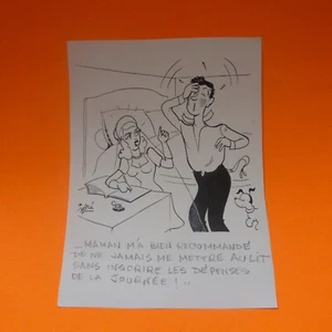 P2 ORIGINALZEICHNUNG 22X17 CM BRAUT UND SILBER - Bild 1 von 1