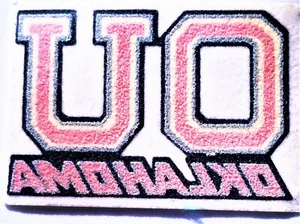 Iron-On Heat Transfer Clothes Patches Applique Sticker,,OKLAHOMA" - Picture 1 of 2