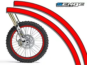 18 & 21 INCH DIRT BIKE RIM PROTECTORS WHEEL DECALS TAPE GRAPHICS MOTORCYCLE - Bild 1 von 1