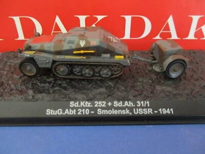 Die cast 1/72 Modellino Carro Armato Tank Sd.Kfz. 252 + Sd.Ah. 31-1 USSR 1941 - Immagine 1 di 4