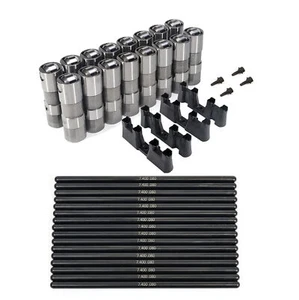 Lifters Set W/ Trays 7.400 Pushrods For LS LQ LY LM 4.8 5.3 5.7L 6.0L Engines - Picture 1 of 8