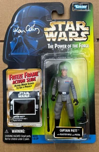 STAR WARS POTF2 CAPTAIN PIETT FF KEN COLLEY 100% GENUINE SIGNED 1997 AUTO9 - Picture 1 of 6