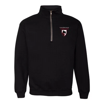 UGP CAMPUS APPAREL Carnegie Mellon Tartans Primary Logo LC (1/4) Quarter Zip - Black