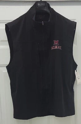 CHALECO BOXERCRAFT "MIAMI" HOMBRE NEGRO POLIÉSTER TEJIDO ELÁSTICO TALLA 2XL NUEVO CON ETIQUETAS $50 Foto 1 de 4