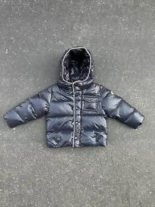 Moncler Unisex Youth Size 12/18 Goose Down Filled Hooded Puffer Winter Jacket - Picture 1 of 24
