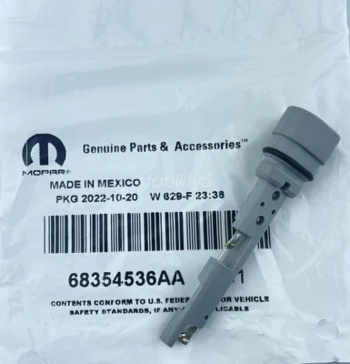 13-18 DODGE RAM DIESEL RADIATOR COOLANT RESERVOIR TANK LEVEL SENSOR MOPAR NEW Foto 1 de 4