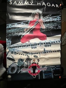 Ultra Rare Sammy Hagar Standing Hampton In Store Promo Poster 36" X 24" - Picture 1 of 7