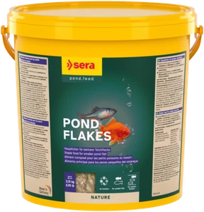 Sera Pond Flakes 21 Liter Eimer Flockenfutter Teichfutter Fischfutter Goldfische - Bild 1 von 1