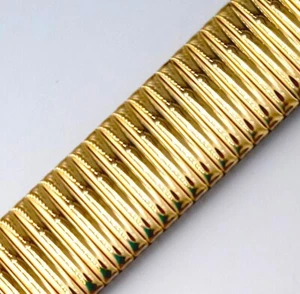 Rowi Bracciale Fixoflex 2000 Placcato Oro Correa Strap 38 7086 Vintage NOS - Bild 1 von 6