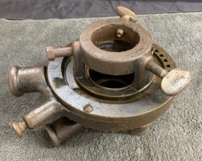 VINTAGE TOLEDO 1-A THREADER HEAD PIPE THREADING. Repurpose Rotating Base USA - Image 1 of 4