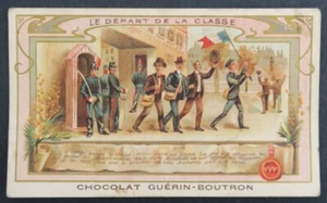Chromo CHOCOLAT GUERIN BOUTRON L'inizio della classe - Foto 1 di 1