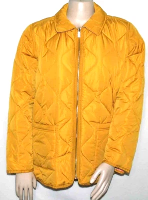 Chaqueta de Granero Acolchada Reversible Isaac Mizrahi, Oro Rico Grande A453456 Foto 1 de 4