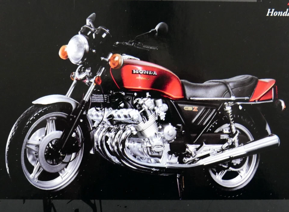 MINICHAMPS 1/12 HONDA CBX 1000 1978 RED BLACK6 CYLINDRES 122161500 ROUGE NOIRE - Photo 1/4