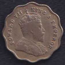BRITISH INDIA - 1910 -  EDWARD VII - ONE ANNA -  AUNC COIN - EX-RARE COIN A640