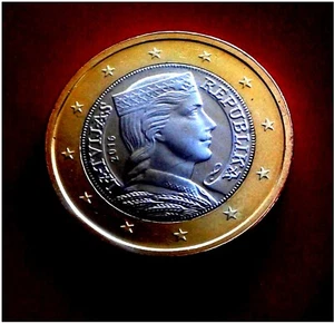 2016  coin Latvia Lettonia  Lettland 1 Euro UNZ UNC Münze MINT RARE key date - Picture 1 of 1