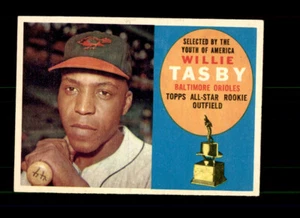 1960 Topps #322 Willie Tasby EX-MT - Picture 1 of 2