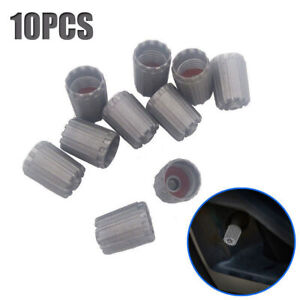10x Universal Truck Car Tire Valve Stem Caps TPMS Cover With Gasket Accessories