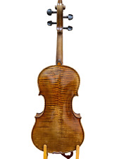 Old 16.5" Flamed maple handmade Viola spruce sweet sound strings instrument case