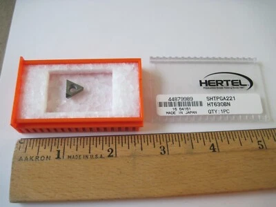 Inserto de torneado Hertel SHTPGA221 HT630BN PCBN forma de triángulo sin recubrimiento 44879989 Foto 1 de 3