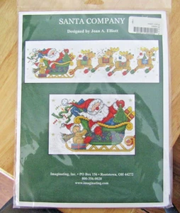 Imaginating Santa Company by Joan Elliott Cross Stitch Kit - Picture 1 of 2
