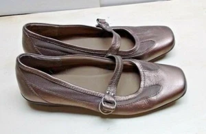 Zapatos sin cordones Easy Spirit Allegra para mujer de cuero marrón Mary Jane talla 10M - Imagen 1 de 6