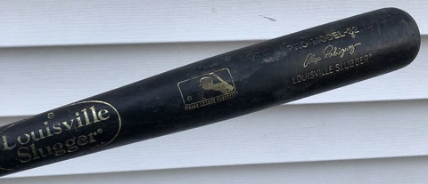 Louisville Slugger Pro Model - 32 Alex Rodriguez Black Wooden Bat USED Free Ship Cover