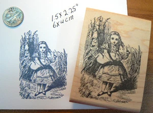 P13 Alice in Wonderland with pig 2.5x1.5" - Picture 1 of 2