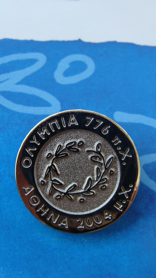 ROUND LOGO OLYMPIA 776 BC TO ATHENS 2004 AC "SILVER" - ATHENS 2004 OLYMPIC PIN - Image 1 of 1
