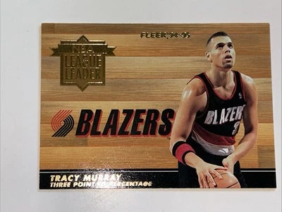 FLEER 1994-95 NBA League Leader Tracy Murray #3 Mint Condition Rare - Image 1 of 2