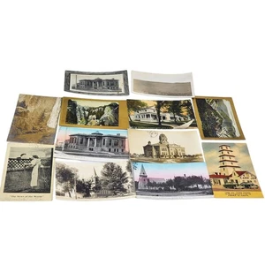 c1907 lotto cartoline South Dakota Deadwood Milbank Custer SD inviate a Hokah MN - Foto 1 di 12