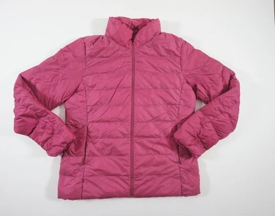 Женская куртка-пуховик Uniqlo средний размер розовая ультралегкая для прогулок на открытом воздухе дамская - Изображение 1 из 4