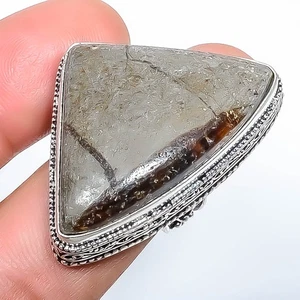 Septerian Stein Edelstein versilbert Schmuck Fine Art Ring Gr.10 T8656 - Bild 1 von 3
